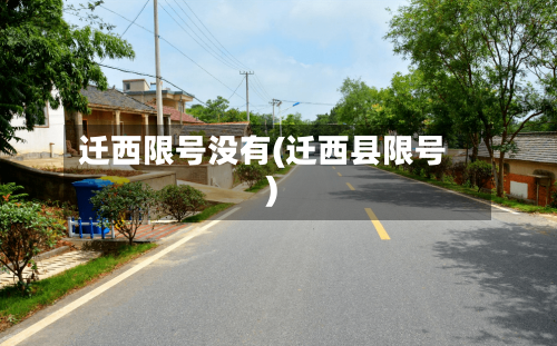 迁西限号没有(迁西县限号)-第2张图片