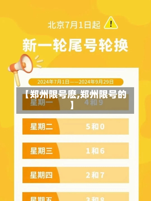 【郑州限号麽,郑州限号的】-第2张图片