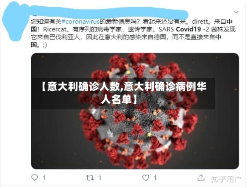 【意大利确诊人数,意大利确诊病例华人名单】