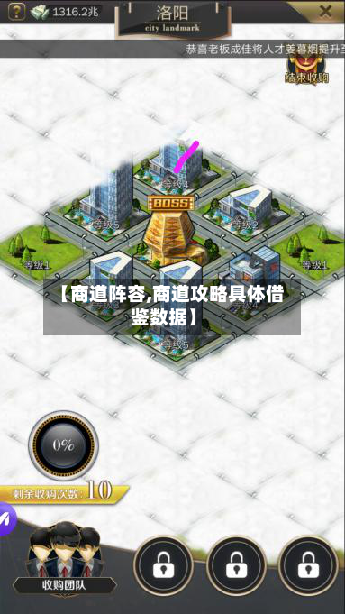 【商道阵容,商道攻略具体借鉴数据】-第2张图片