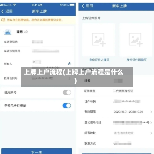 上牌上户流程(上牌上户流程是什么)