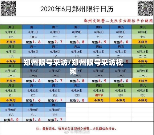 郑州限号采访/郑州限号采访视频-第2张图片