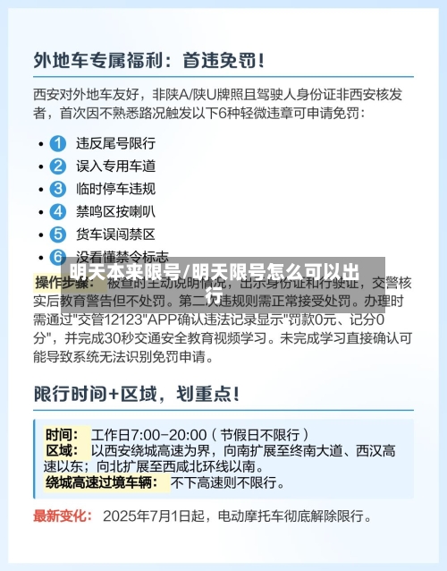 明天本来限号/明天限号怎么可以出行-第3张图片