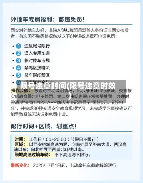 限号违章时间(限号违章时效)