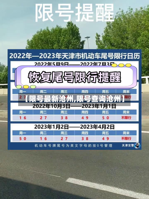 【限号最新沧州,限号查询沧州】-第2张图片