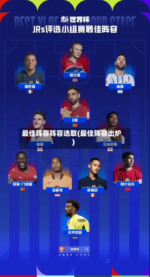 最佳阵容阵容选取(最佳阵容出炉)