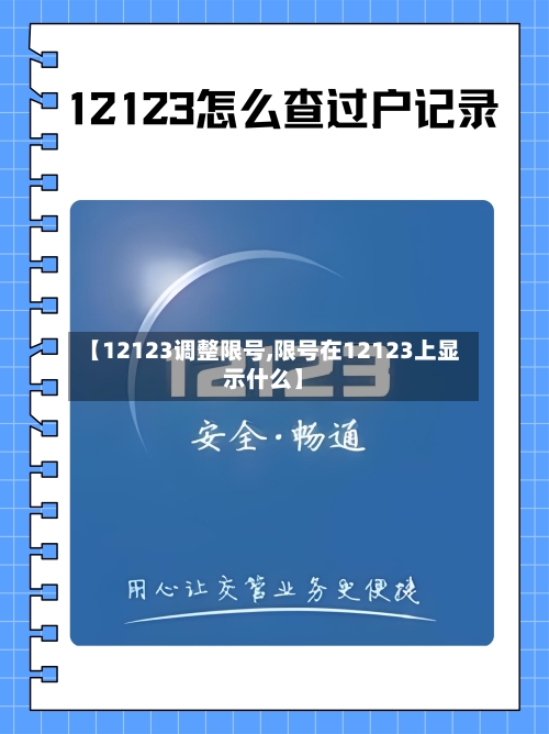 【12123调整限号,限号在12123上显示什么】-第3张图片