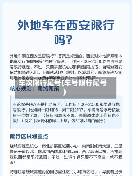 车次限行尾号(车号限行尾号)-第2张图片
