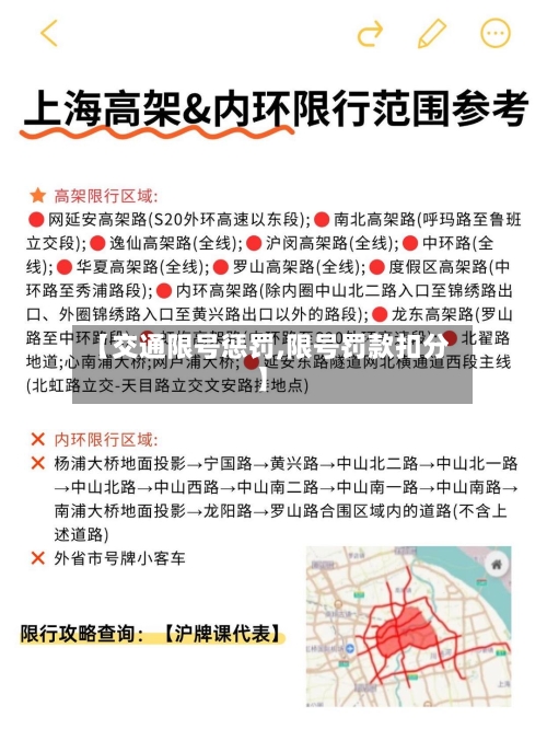 【交通限号惩罚,限号罚款扣分】-第2张图片