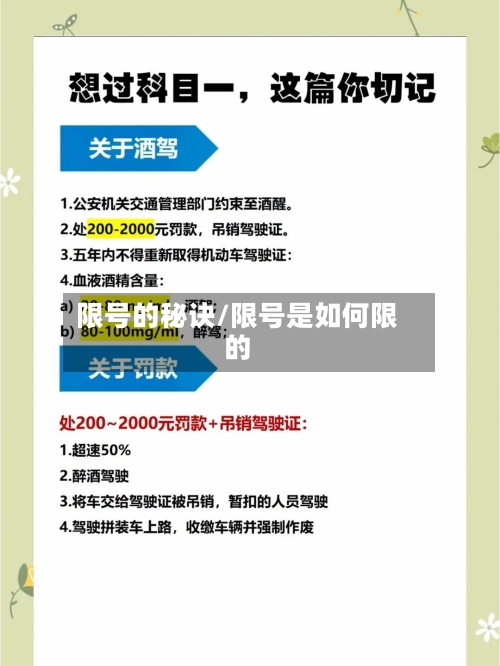 限号的秘诀/限号是如何限的-第2张图片
