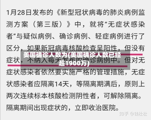 美国确诊人数为(美国确诊人数已经超1900万)-第2张图片