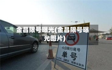 金昌限号曝光(金昌限号曝光图片)-第2张图片
