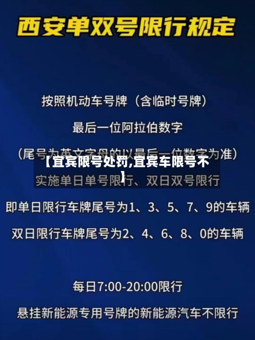 【宜宾限号处罚,宜宾车限号不】-第2张图片