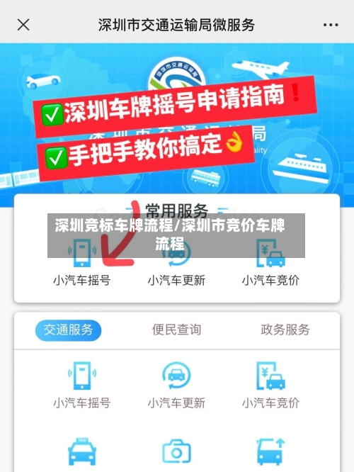 深圳竞标车牌流程/深圳市竞价车牌流程