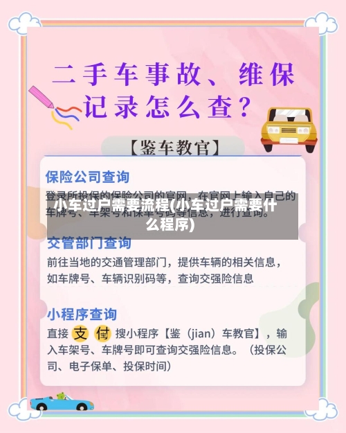 小车过户需要流程(小车过户需要什么程序)-第3张图片