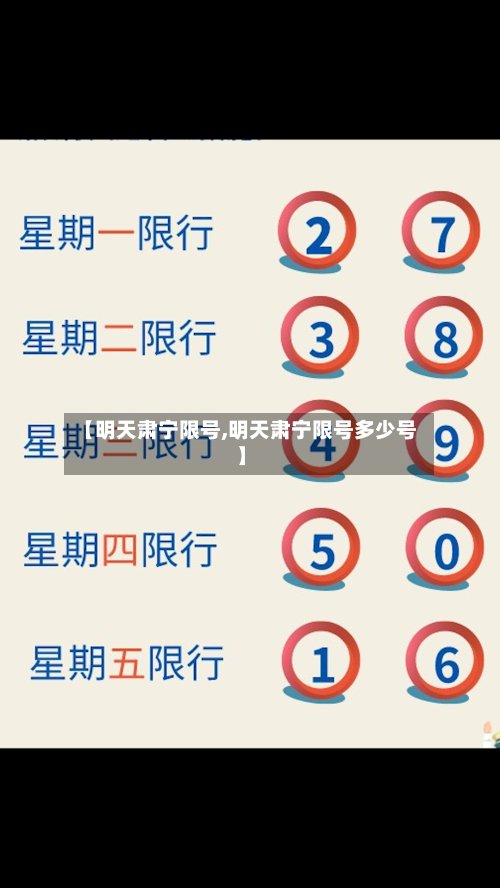 【明天肃宁限号,明天肃宁限号多少号】-第3张图片