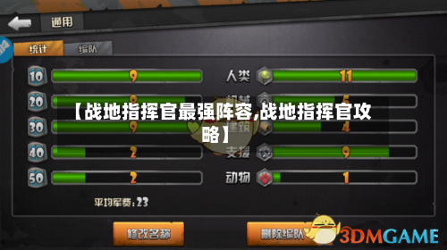 【战地指挥官最强阵容,战地指挥官攻略】-第2张图片