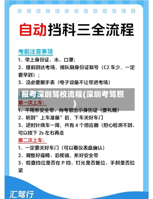 报考深圳驾校流程(深圳考驾照)-第2张图片