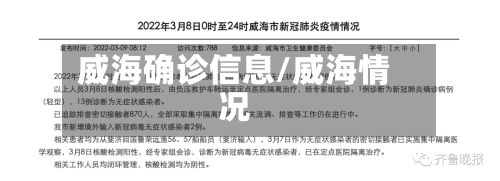 威海确诊信息/威海情况-第2张图片