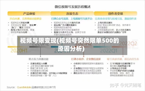 视频号限变现(视频号突然限单500的原因分析)-第2张图片