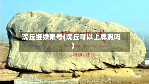 沈丘继续限号(沈丘可以上牌照吗)