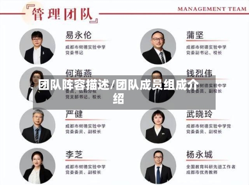 团队阵容描述/团队成员组成介绍