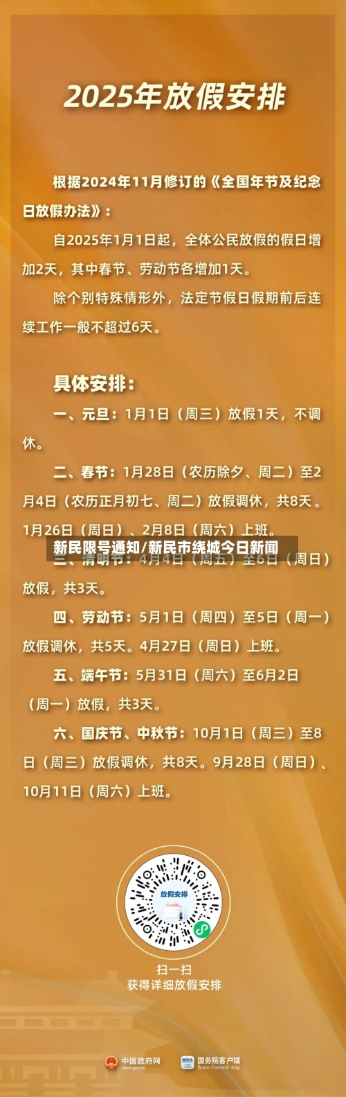 新民限号通知/新民市绕城今日新闻-第2张图片