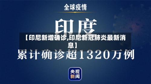 【印尼新增确诊,印尼新冠肺炎最新消息】-第2张图片