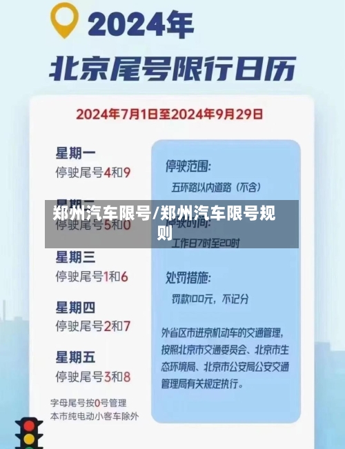 郑州汽车限号/郑州汽车限号规则-第2张图片