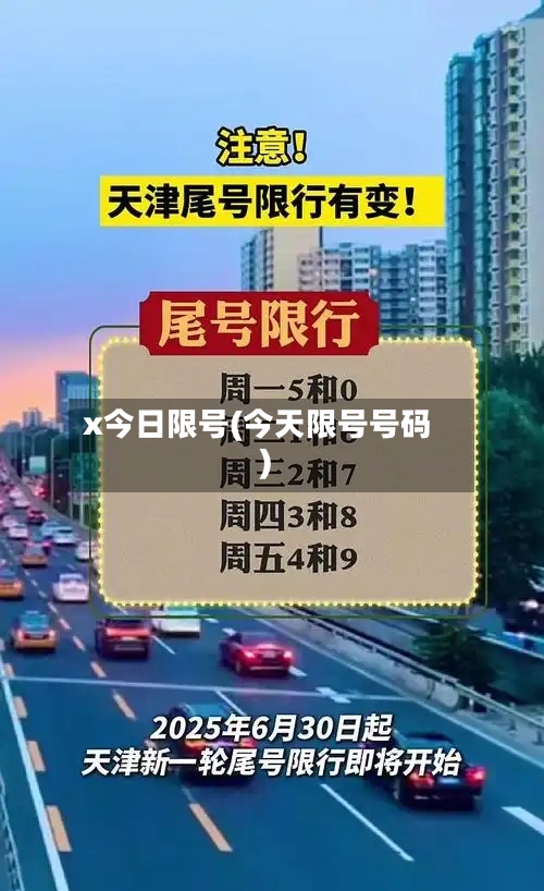 x今日限号(今天限号号码)-第2张图片