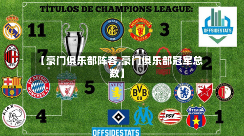 【豪门俱乐部阵容,豪门俱乐部冠军总数】