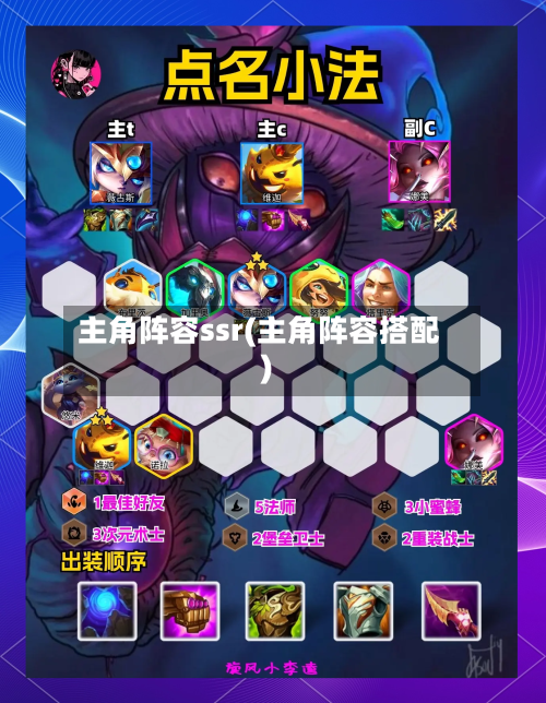 主角阵容ssr(主角阵容搭配)