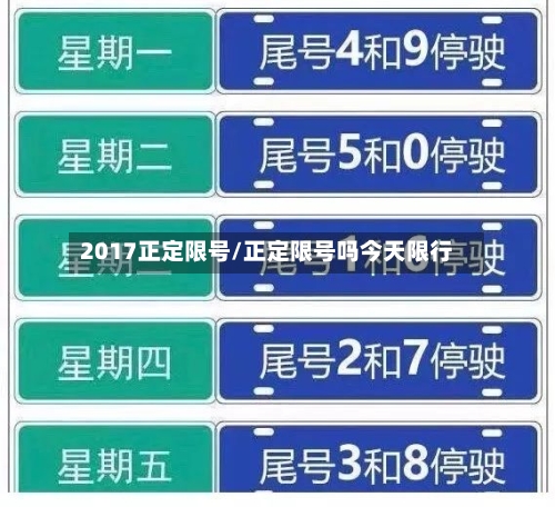 2017正定限号/正定限号吗今天限行