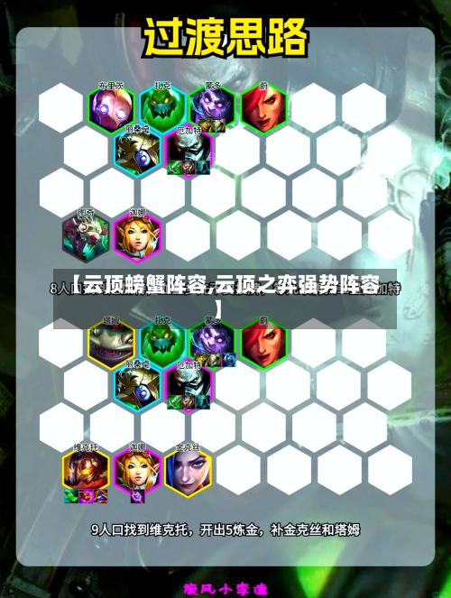 【云顶螃蟹阵容,云顶之弈强势阵容】-第1张图片