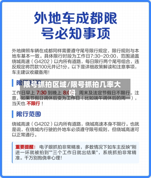 限号抓拍区域/限号抓拍几率大吗