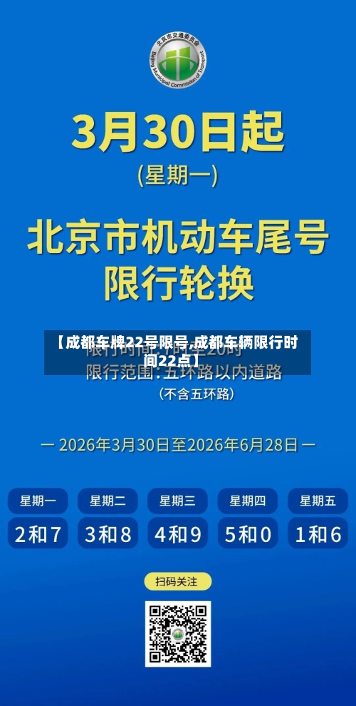 【成都车牌22号限号,成都车辆限行时间22点】-第2张图片