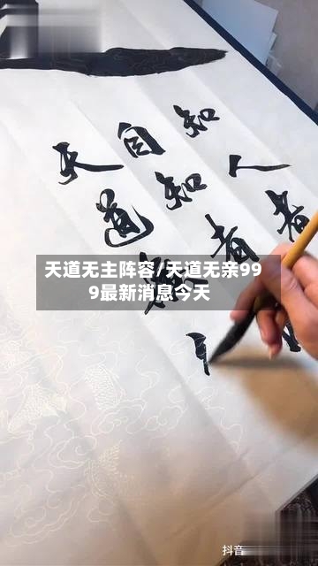 天道无主阵容/天道无亲999最新消息今天
