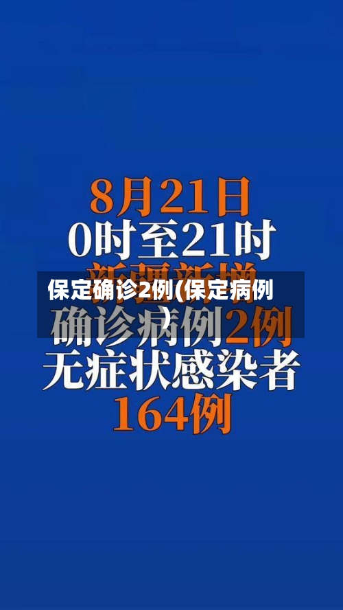 保定确诊2例(保定病例)