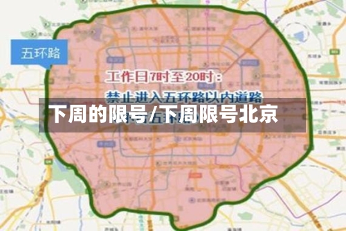 下周的限号/下周限号北京-第3张图片