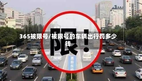 365被限号/被限号的车辆出行罚多少钱-第2张图片