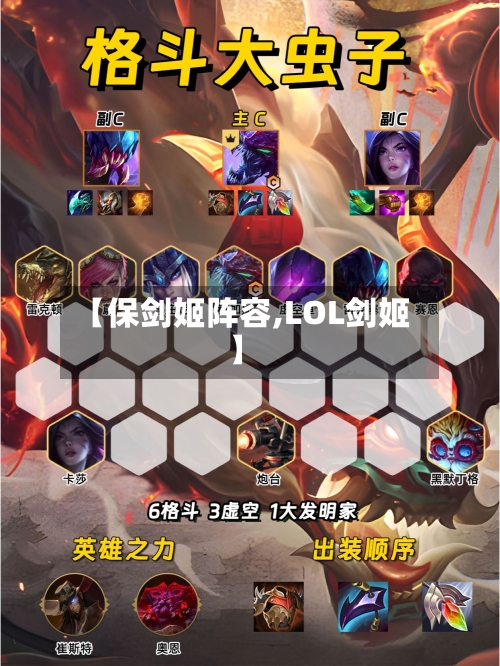 【保剑姬阵容,LOL剑姬】