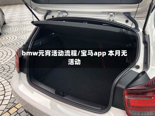 bmw元宵活动流程/宝马app 本月无活动