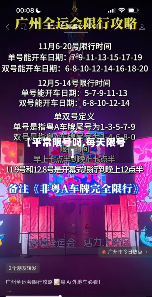 【平常限号吗,每天限号】-第2张图片