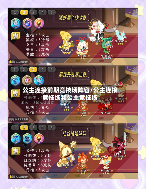 公主连接前期竞技场阵容/公主连接竞技场和公主竞技场-第3张图片