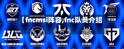 【fncmsi阵容,fnc队员介绍】